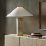 Featuring Patton Smoked Blown Glass Table Lamp by Four Hands at Amethyst Home. Inspired by Italian glass artisans, blown smoked glass forms a monolithic, cylindrical base. Topped with a short, tapered shade with a sharp finished edge.Overall Dimensions: 24.00"w x 24.00"d x 25.50"hWeight : 6.11 lbsMaterials : Cast Glass, Thermoplastic. Amethyst Home provides interior design, new construction, custom furniture, and area rugs in the Miami metro area