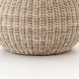 Phoenix Outdoor Accent Stool - Vintage White | shipping 10/15/2026