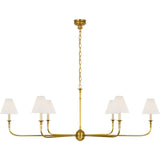 Piaf Grande Chain Hung Chandelier - Hand-Rubbed Antique Brass | shipping 11/19/2026