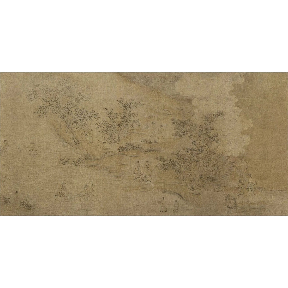 Poems of the Southern Song Framed Linen Art