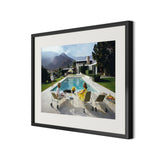 Poolside Gossip by Slim Aarons - Black Maple