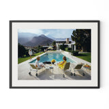 Poolside Gossip by Slim Aarons - Black Maple