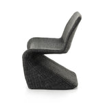 Featuring Portia Vintage Coal Outdoor Dining Bench by Four Hands at Amethyst Home. Based off a vintage shape, all-weather wicker seating brings dramatic curves to this statement-making dining bench.Overall Dimensions: 50.00"w x 27.00"d x 34.00"hWeight : 69.22 lbsMaterials : 100% Polyethylene, Iron. Amethyst Home provides interior design, new construction, custom furniture, and area rugs in the Alpharetta metro area