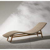 Featuring Portia Vintage White Outdoor Chaise by Four Hands at Amethyst Home. Strike a pose. Based off a vintage shape, all-weather wicker is subtly curved and set atop a minimal frame made of solid teak. A stylish statement piece and seating option for both indoors and out. Cover or store inside during inclement weather and when not in use.Overall Dimensions: 24.00"w x 80.50"d x 27.. Amethyst Home provides interior design, new construction, custom furniture, and area rugs in the Dallas metro area