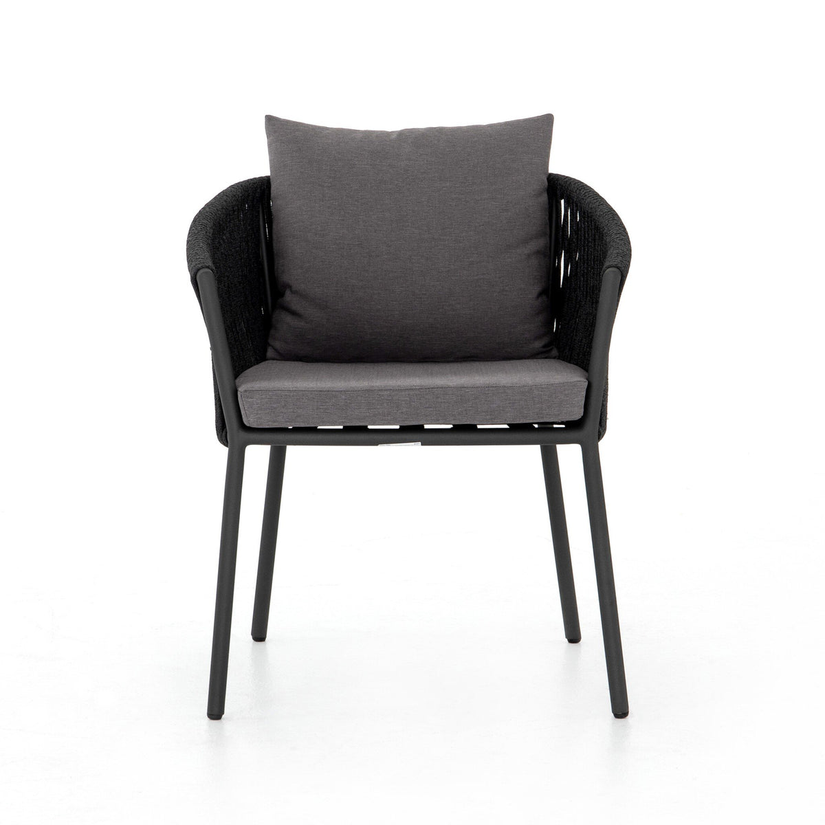 Porto Venao Charcoal Outdoor Dining Chair | ready to ship!