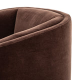 Presley Swivel Chair - Monte Chocolate | shipping 10/10/2026