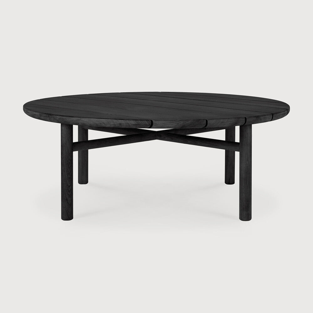 Featuring Quatro Teak Black Outdoor Coffee Table by Ethnicraft at Amethyst Home. The Quatro coffee table is the perfect accompaniment to ensure comfort and elegance when enjoying the outdoors. Equally beautiful as a single item or arranged together in a composition specific to your needs.Brushed : YesCollection : QuatroFinish : VarnishedFloor Protector : YesFrame : Hardwood frame. Amethyst Home provides interior design, new construction, custom furniture, and area rugs in the Des Moines metro area