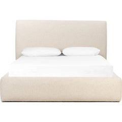 Quincy Lisbon Cream-King Bed | ready to ship!