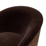 Rainey Swivel Chair - Monte Chocolate | shipping 12/25/2026