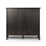 Featuring Renaud Charcoal Oak Veneer 3-Door Cabinet by Four Hands at Amethyst Home. Expertly crafted from oak veneer, the Renaud 3-door cabinet offers a sleek and stylish storage solution. Its solid construction provides durability, while its charcoal finish adds a touch of sophistication. With three spacious compartments, this cabinet ensures ample space to organize and declutter. Amethyst Home provides interior design, new construction, custom furniture, and area rugs in the Charlotte metro area