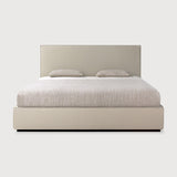 Featuring Revive Removable Linen Sand Bed by Ethnicraft at Amethyst Home. Find solace in the Revive bed, where comfort meets practicality. Its linen headboard, effortlessly removable for dry cleaning, ensures a fresh and inviting space. Stitched details add a touch of refined elegance and create a soft backdrop that whispers tranquility into the bedroom.Overall Dimensions: 85. Amethyst Home provides interior design, new construction, custom furniture, and area rugs in the Salt Lake City metro area