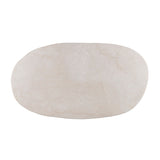 Rhys Dining Table - Ecru Marble | shipping 10/15/2026