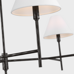 Featuring Ridgewood Extra Large Chandelier Aged Iron by Visual Comfort at Amethyst Home. Transform your space into a luxurious haven with the Ridgewood Extra Large Chandelier. This exquisite piece, crafted in aged iron, will add a touch of sophistication to any room. With its grand size and stunning design, it's the perfect statement piece for your home. Elevate your decor and bask. Amethyst Home provides interior design, new construction, custom furniture, and area rugs in the Monterey metro area