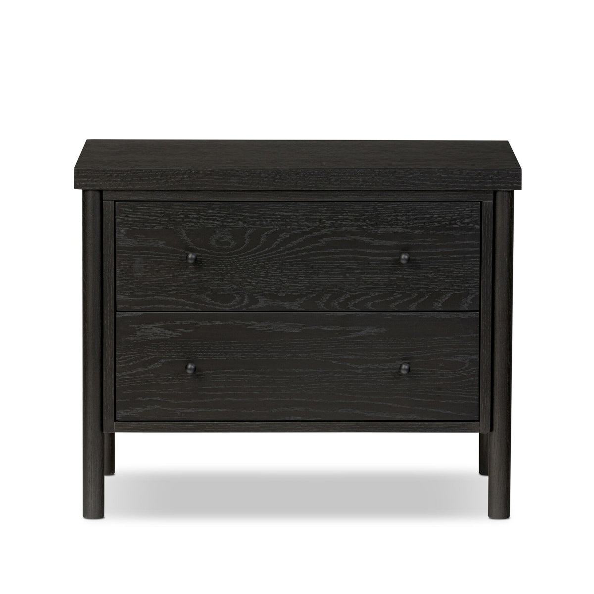 Roark Ebony Oak Veneer Nightstand | ready to ship!