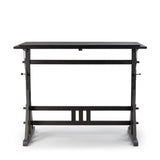 Rockwell Drafting Table - Dark Espresso Reclaimed French Oak | shipping 12/15/2026