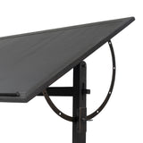 Rockwell Drafting Table - Dark Espresso Reclaimed French Oak | shipping 12/15/2026