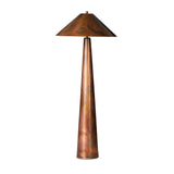 Featuring Romani Iridescent Acid Wash Floor Lamp by Four Hands at Amethyst Home. Unified with its burnished, iridescent finish from top to bottom, this gleaming floor lamp has a standout presence that makes any room shine.Overall Dimensions: 28.00"w x 28.00"d x 66.50"hWeight : 55.12 lbsMaterials : Stainless Steel. Amethyst Home provides interior design, new construction, custom furniture, and area rugs in the Los Angeles metro area