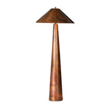 Featuring Romani Iridescent Acid Wash Floor Lamp by Four Hands at Amethyst Home. Unified with its burnished, iridescent finish from top to bottom, this gleaming floor lamp has a standout presence that makes any room shine.Overall Dimensions: 28.00"w x 28.00"d x 66.50"hWeight : 55.12 lbsMaterials : Stainless Steel. Amethyst Home provides interior design, new construction, custom furniture, and area rugs in the Miami metro area