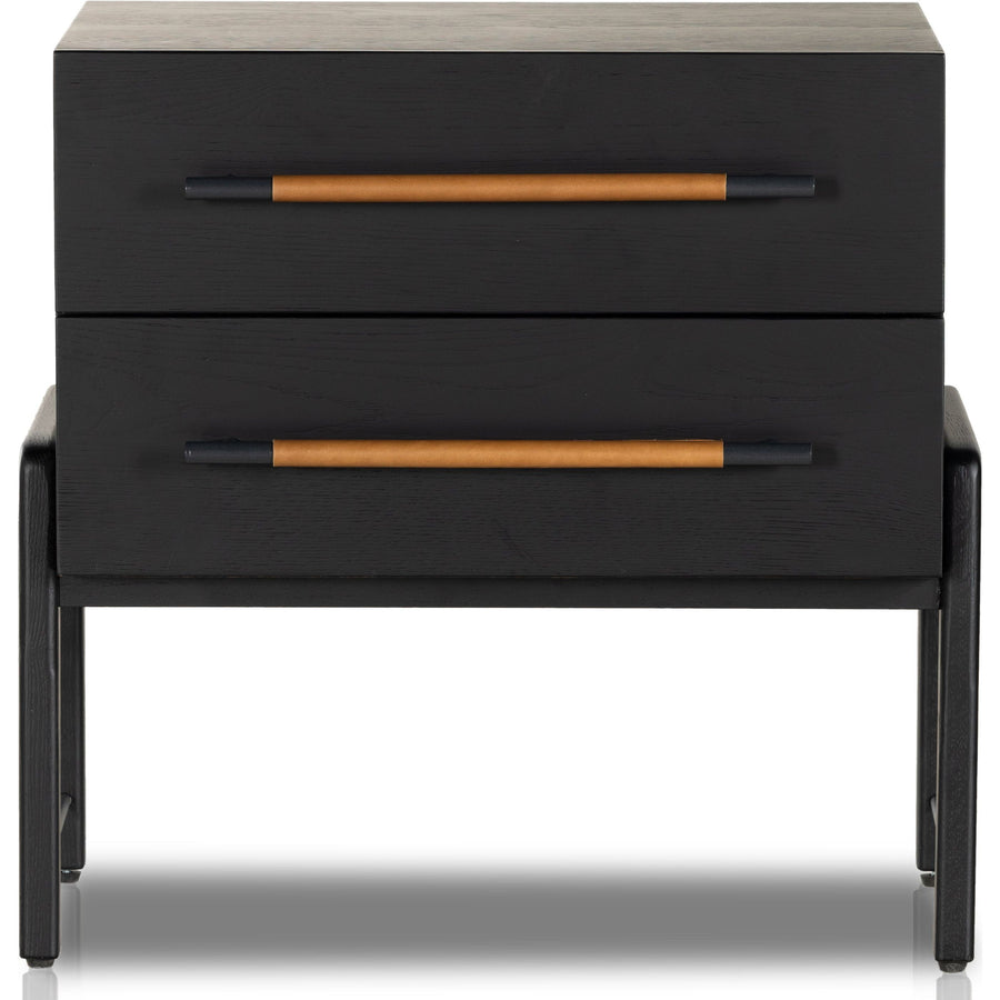 Rosedale Ebony Oak Nightstand | shipping 02/13/2026