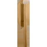 Featuring Rousseau Medium Bath Sconce Antique-Burnished Brass by Visual Comfort at Amethyst Home. Featuring minimalist silhouettes with modern design details, Kelly Wearstler's distinctive Rousseau series offers a versatile range of lighting, including sconces, pendants and chandeliers. A variety of metal finishes pair with etched crystal, seeded or clear glass to create refined c. Amethyst Home provides interior design, new construction, custom furniture, and area rugs in the Charlotte metro area