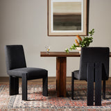 Roxy Dining Chair - Gibson Black | shipping 02/10/2027