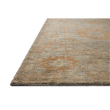 Micah Silver / Rust Hand-Knotted Rug