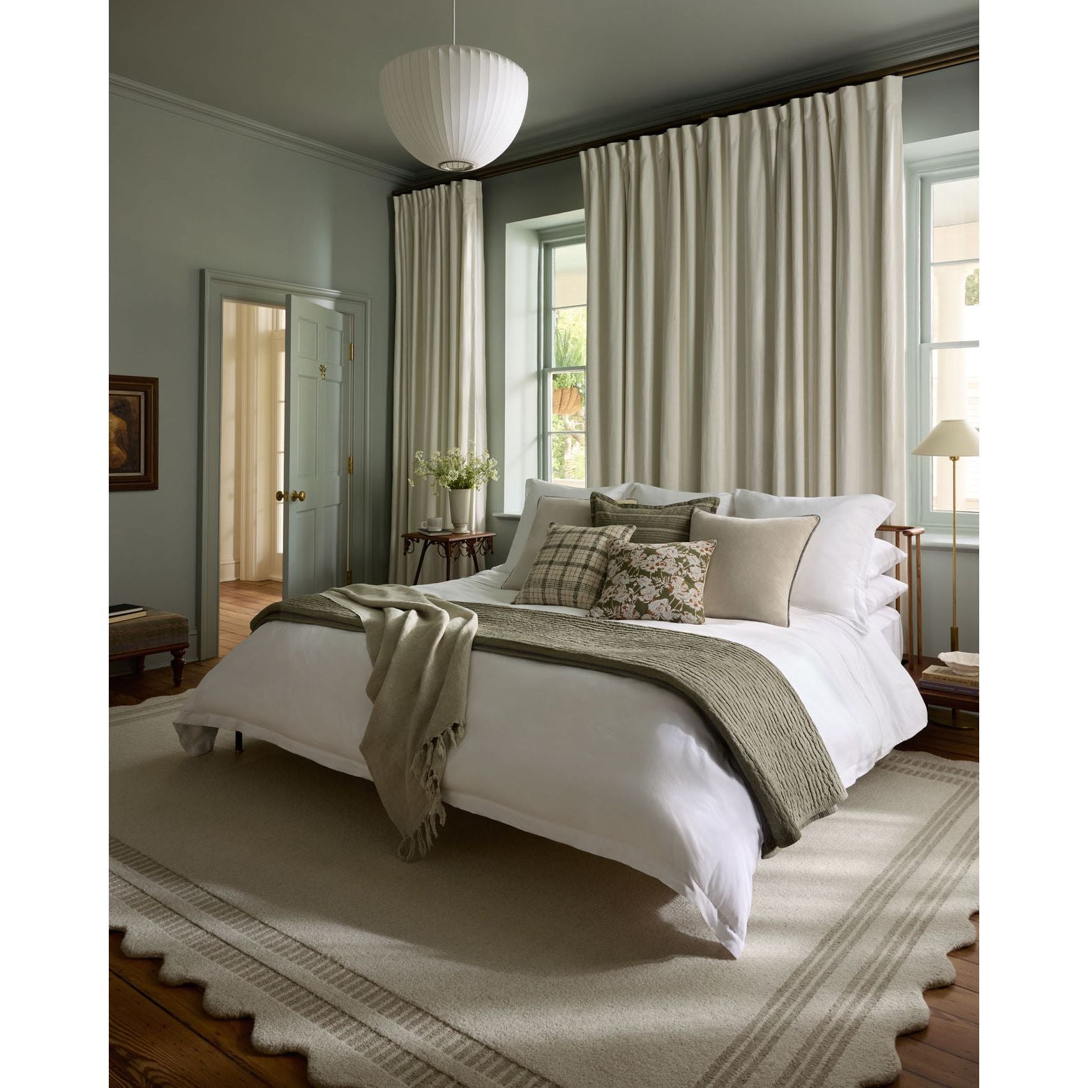 Chris Loves Julia × Loloi Scottie Ivory / Grey Rug