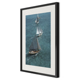Sailing In The Bahamas by Slim Aarons - Black Maple