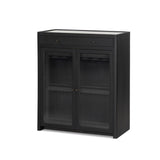 Santiago Bar Cabinet - Smoked Black Mango | shipping 10/25/2026