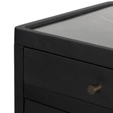Santiago Bar Cabinet - Smoked Black Mango | shipping 10/25/2026