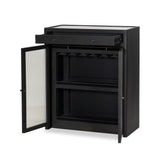 Santiago Bar Cabinet - Smoked Black Mango | shipping 10/25/2026