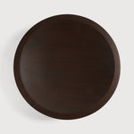 Featuring Satellite Mahogany Dark Brown Bowl by Ethnicraft at Amethyst Home. Both functional and decorative, this bowl will delicately accessorise your dining table and living space. Each piece is created by Javanese carvers and turners, carrying the story of skilled artisans into your home.Weight : 4 lb Dimensions: 20 in W x 20 in L x 4 in H. Amethyst Home provides interior design, new construction, custom furniture, and area rugs in the Monterey metro area