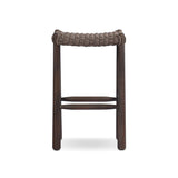 Savio Outdoor Bar + Counter Stool - Dark Textured Woven