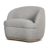 Sandie Swivel Chair - Gibson Silver | ready to ship!