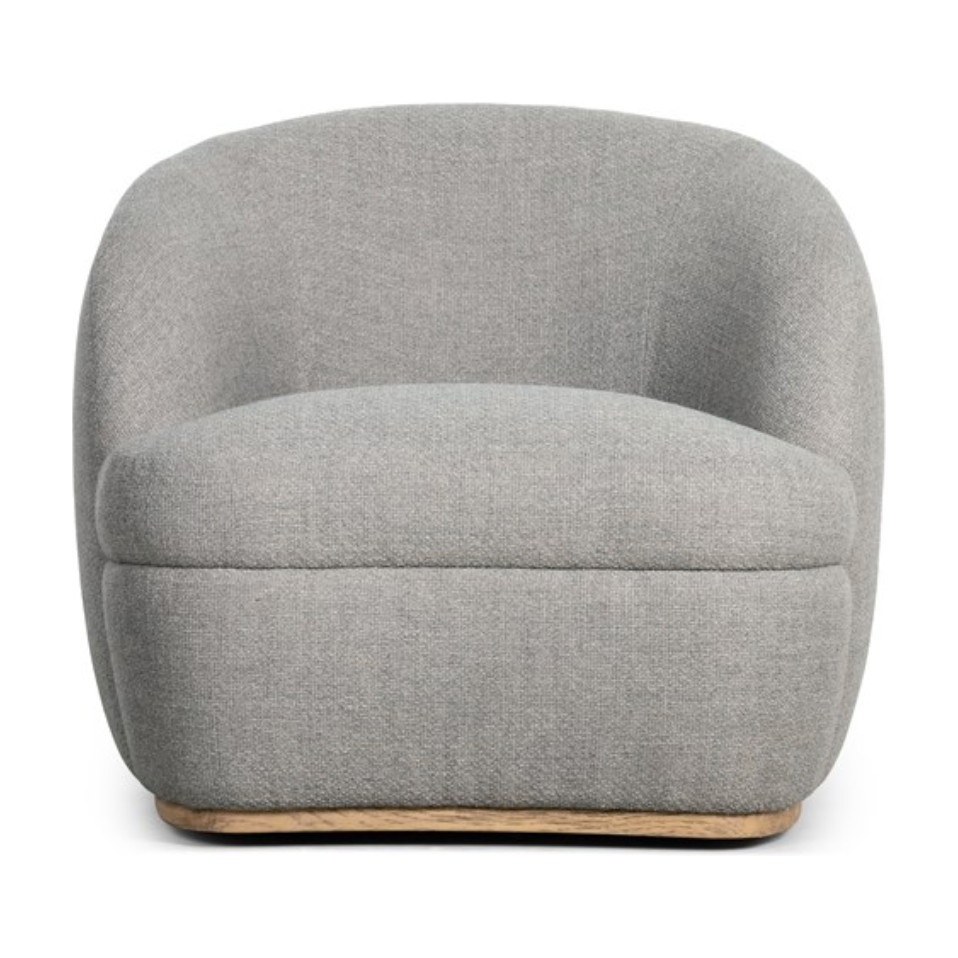 Sandie Swivel Chair - Gibson Silver | Floor Model - One Available