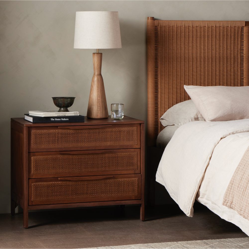 Sydney Large Nightstand - Brown Wash Mango | shipping 08/26/2025