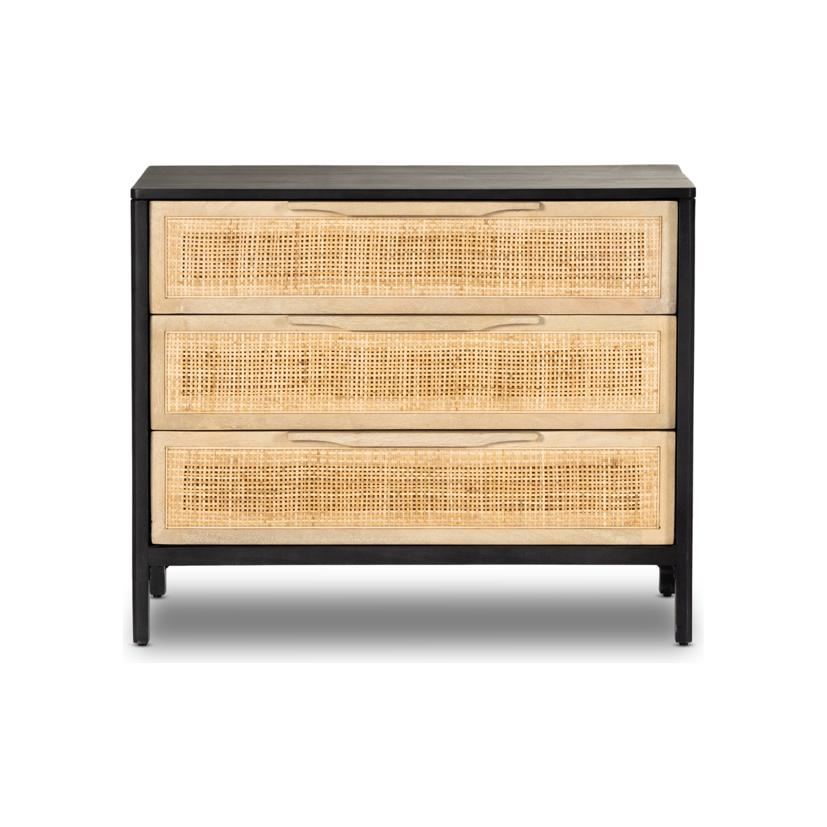 Sydney Black Wash Mango Large Nightstand | ready to ship!