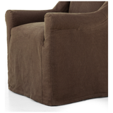 Sit back and relax, with rolled arms and a relaxed drape. Libeco™-sourced Belgian linens are artisan-made and 100% natural. Certified Oeko-Tex® STANDARD 100, slipcovered styles are fully removable and machine-washable for easy care. Amethyst Home provides interior design, new construction, custom furniture and area rugs in the St Paul metro area.