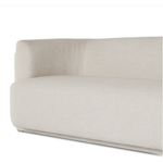 Featuring Hartley Dover Crescent Sofa by Four Hands at Amethyst Home. A true showstopper. A fully upholstered outer frame cradles this classic sofa upholstered in a subtly textured performance fabric. Performance fabrics are specially created to withstand spills, stains, high traffic and wear, ensuring long-term comfort and unmatched durability.Overall Di. Amethyst Home provides interior design, new home construction design consulting, vintage area rugs, and lighting in the New Orleans metro area.