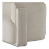 Featuring Hartley Dover Crescent Sofa by Four Hands at Amethyst Home. A true showstopper. A fully upholstered outer frame cradles this classic sofa upholstered in a subtly textured performance fabric. Performance fabrics are specially created to withstand spills, stains, high traffic and wear, ensuring long-term comfort and unmatched durability.Overall D. Amethyst Home provides interior design, new home construction design consulting, vintage area rugs, and lighting in the Batton Rouge metro area.