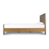 Featuring Meadow Bed by Four Hands at Amethyst Home. A simply shaped bed of warm-finished oak offers a handcrafted look inspired by midcentury design.Overall Queen Dimensions: 63.00"w x 84.50"d x 42.00"hOverall King Dimensions: 79.00"w x 84.50"d x 42.00"h
Colors: Tawny Oak Veneer, Tawny OakMaterials: Oak Veneer, Solid OakBox Spring Recommended: NoDistance Betwe. Amethyst Home provides interior design, new home construction design consulting, vintage area rugs, and lighting in the Omaha metro area.