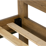 Featuring Meadow Bed by Four Hands at Amethyst Home. A simply shaped bed of warm-finished oak offers a handcrafted look inspired by midcentury design.Overall Queen Dimensions: 63.00"w x 84.50"d x 42.00"hOverall King Dimensions: 79.00"w x 84.50"d x 42.00"h
Colors: Tawny Oak Veneer, Tawny OakMaterials: Oak Veneer, Solid OakBox Spring Recommended: NoDistance Betwe. Amethyst Home provides interior design, new home construction design consulting, vintage area rugs, and lighting in the Miami metro area.