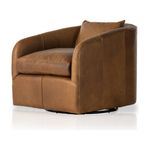 Angled arms and a single pillow create a laid-back look, with a 360-degree swivel for ease in your office or living room. Amethyst Home provides interior design, new home construction design consulting, vintage area rugs, and lighting in the Washington metro area.