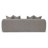 Signature Verellen in a luxurious, crafted sofa.  Rounded curves and Italian fabric make this an heirloom quality find. Amethyst Home provides interior design, new home construction design consulting, vintage area rugs, and lighting in the Austin metro area.