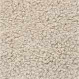 The dreamiest seat -- fully upholstered in a linen toned boucle (even the base!).  Swivel and glide in Verellen style. Amethyst Home provides interior design, new home construction design consulting, vintage area rugs, and lighting in the Boston metro area.