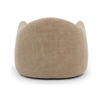 A delightfully, unexpected shape -- the Mina Swivel Chair is an Amethyst favorite.  It's gently curves define a space. Amethyst Home provides interior design, new home construction design consulting, vintage area rugs, and lighting in the Dallas metro area.