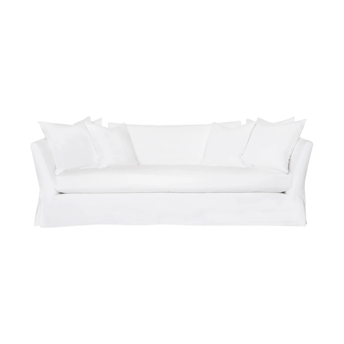 Seda White Linen Slipcovered Sofa | shipping 10/29/2025