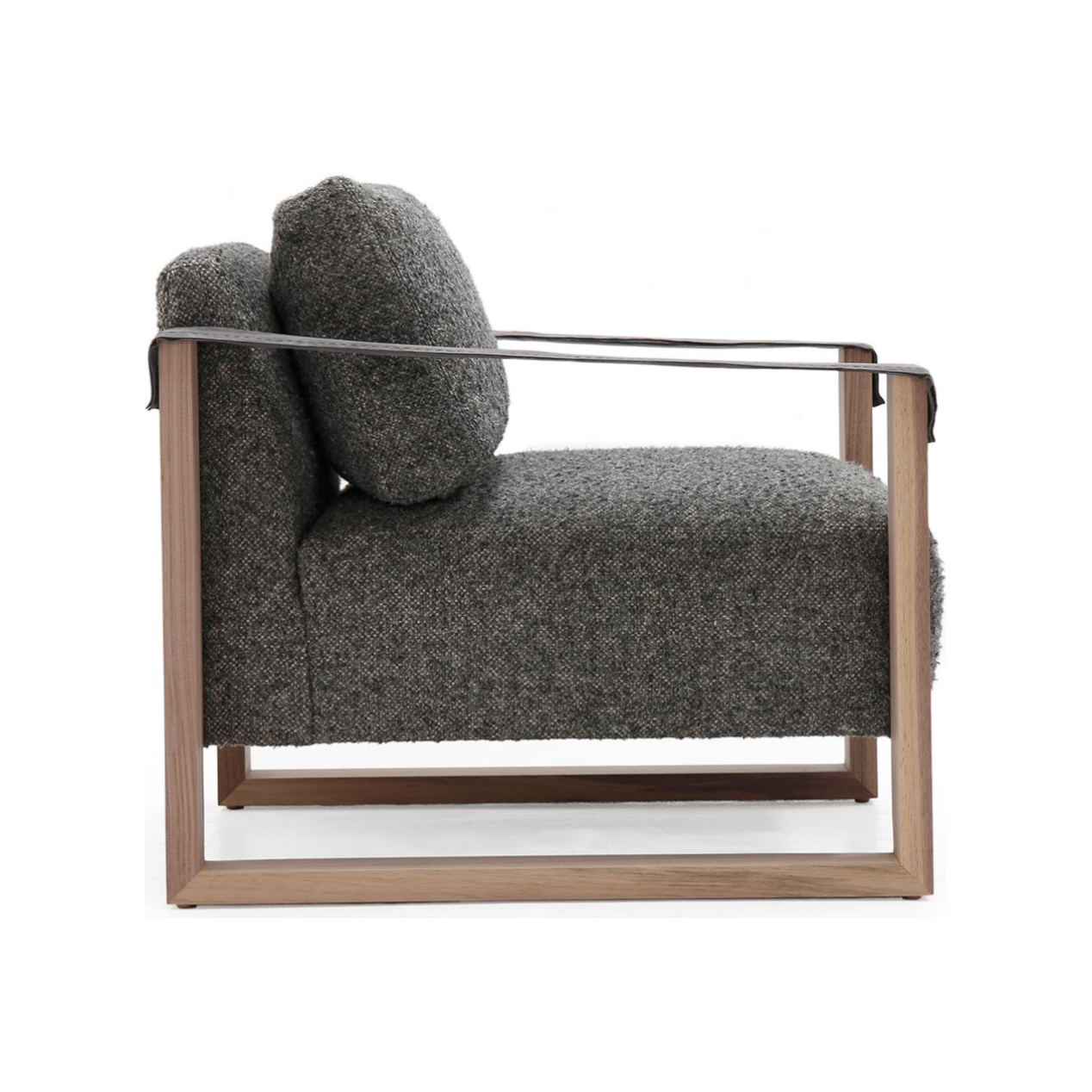 This sleek, masculine Benedict Club Chair from Verellen is bench-crafted with a sustainably harvested hardwood frame and 8-way hand-tied seat, the Benedict is a perfect complement to any interior. Amethyst Home provides interior design, new home construction design consulting, vintage area rugs, and lighting in the Laguna Beach metro area.