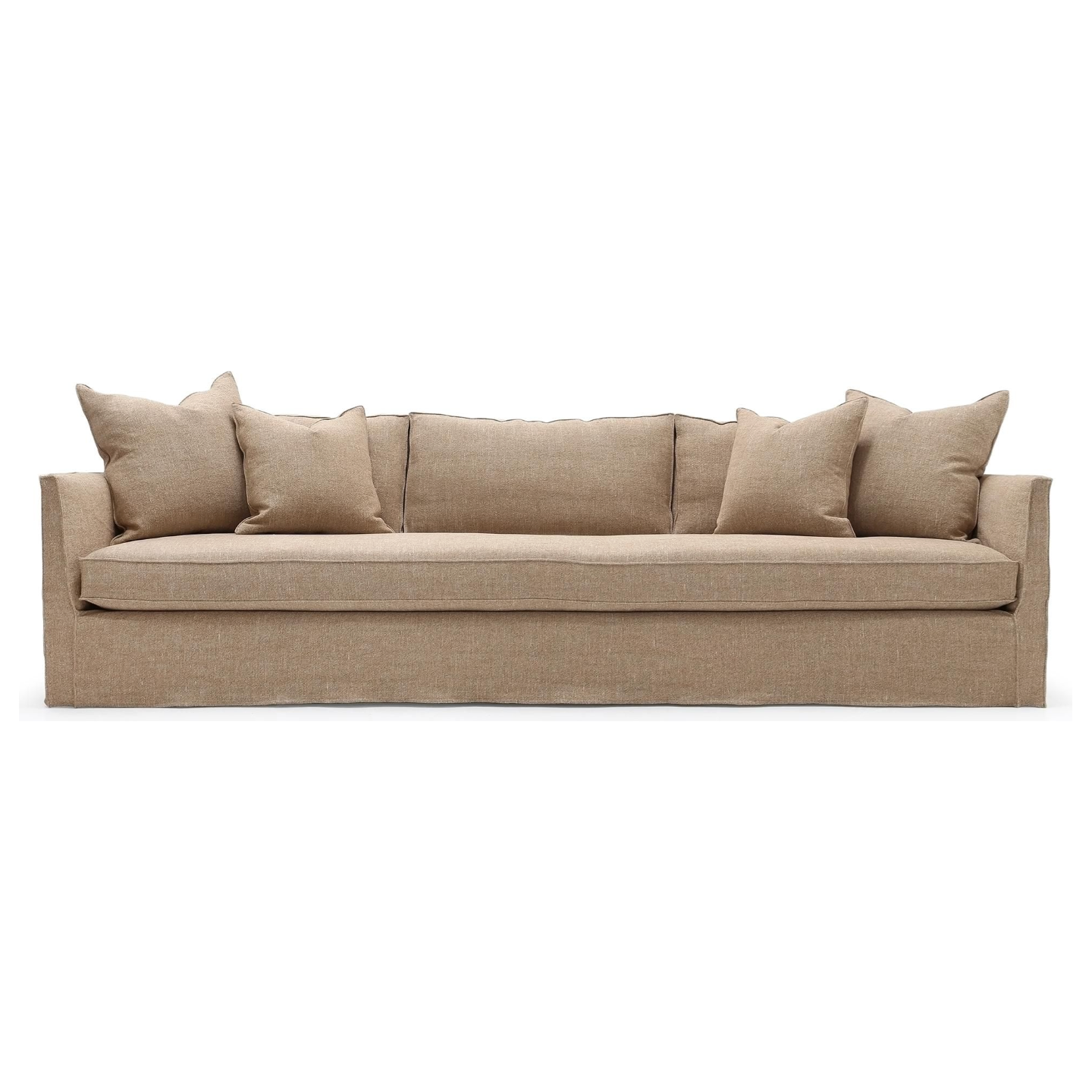 The Thibaut Sofa Family by Verellen is truly something you could lounge on all day. The Thibaut collection is available in multiple sizes to perfectly fit in any spot in the home. We can custom tailor your sofa with an array of fabrics, wood finish, and more to fit your style! Amethyst Home provides interior design, new home construction design consulting, vintage area rugs, and lighting in the San Diego metro area.