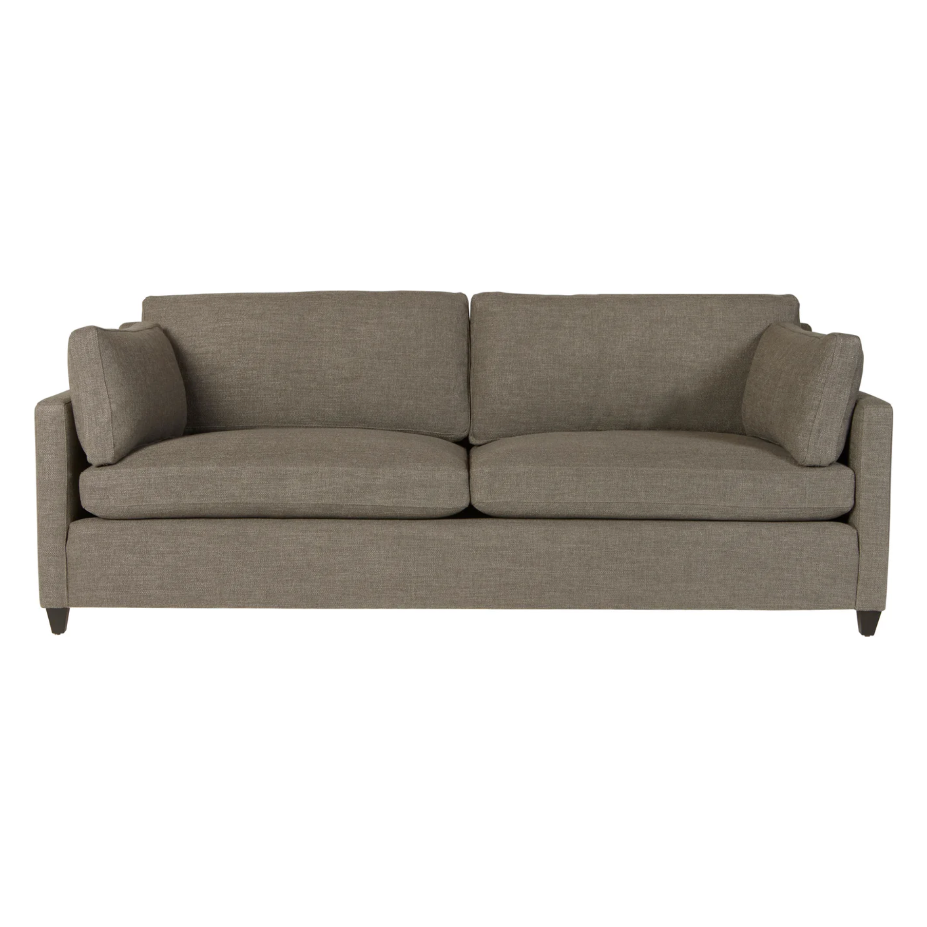This Louis sofa is a shop favorite -- simply beautiful and so comfortable for the modern family!The Louis Sofa blends modern and coastal aesthetics with clean lines, a straight skirt, and a subtle 2" slit. It’s two-over-two cushions provide the perfect seating to catch up with old friends or entertain new ones. Amethyst Home provides interior design, new home construction design consulting, vintage area rugs, and lighting in the Park City metro area.